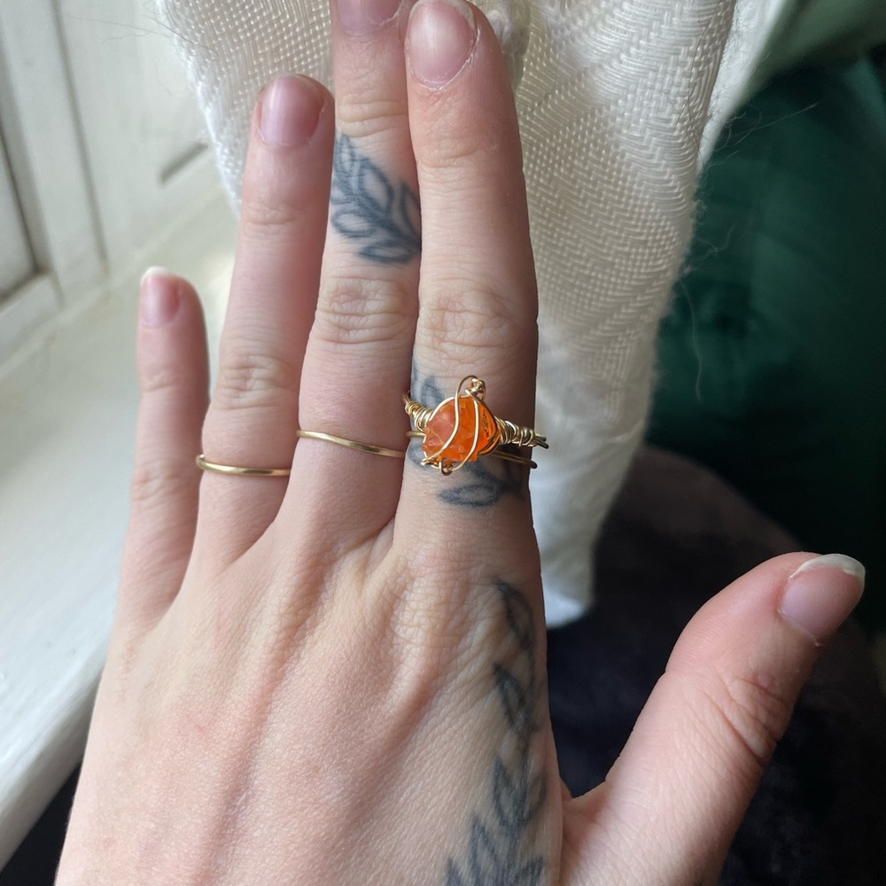 Fire Opal Ring - image 3